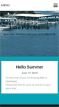 Mobile Screenshot of lakeportmarina.com